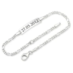 Schmuckladen 925 Silberarmband inkl. Gravur^ Schmuck