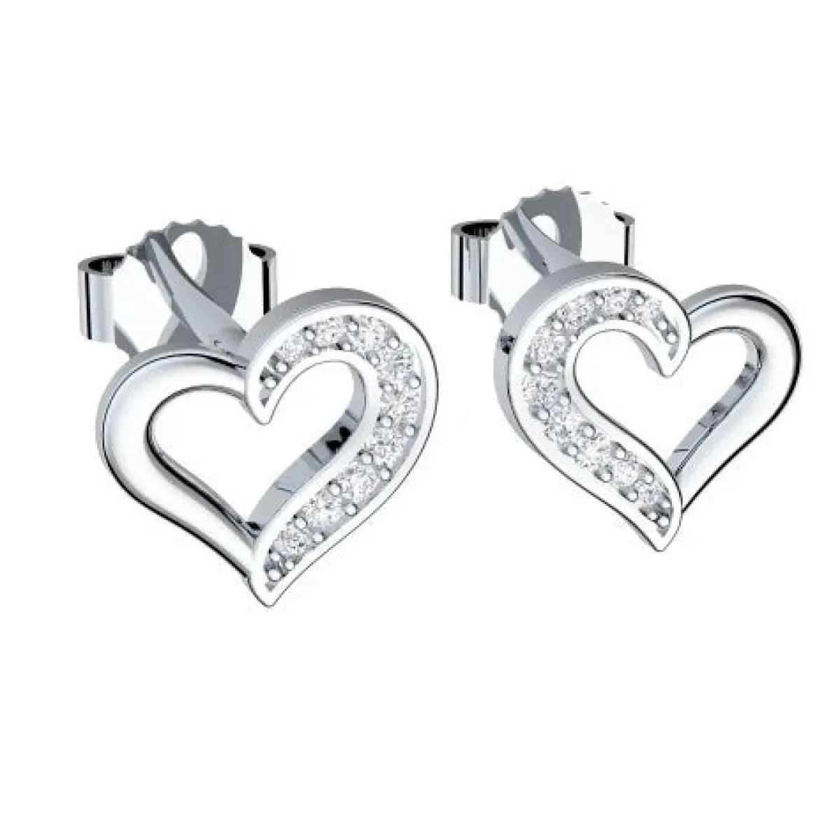 Schmuckladen AMOONIC Brautschmuck "Heartbeat" Schmuck-Set bestehend aus Herzkette u^ Hochzeit|Schmuck