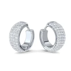 Schmuckladen AMOONIC Creolen "Declaration of Love" Kreolen zum aufklappen mit 64 Zi^ Creolen|Schmuck