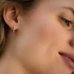 Schmuckladen AMOONIC Creolen "Raindrops" Kreolen in Tropfenform zum aufklappen mit^ Creolen|Schmuck