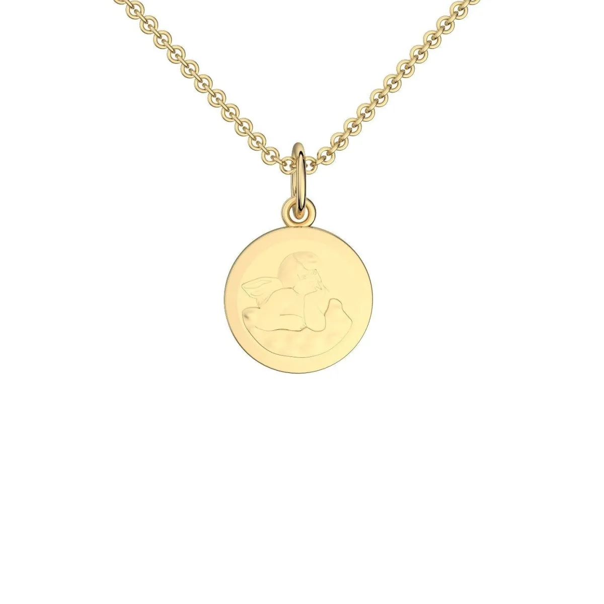 Schmuckladen AMOONIC Engel Kette "Shallow Angel" Schutzengel - Talisman (individuel^ Ketten Mit Gravur|Ketten Mit Gravur
