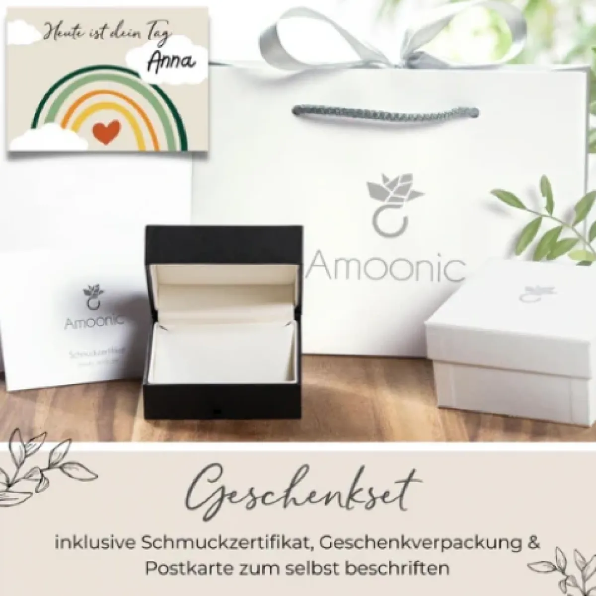 Schmuckladen AMOONIC Engel Kette "Shallow Angel" Schutzengel - Talisman (individuel^ Ketten Mit Gravur|Ketten Mit Gravur
