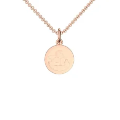 Schmuckladen AMOONIC Engel Kette "Shallow Angel" Schutzengel - Talisman (individuel^ Ketten Mit Gravur|Ketten Mit Gravur