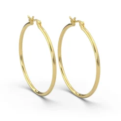 Schmuckladen AMOONIC Hoops Creolen "Ella" 40 mm Kreolen mit stabilen Gelenkverschlu^ Creolen|Schmuck