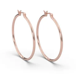 Schmuckladen AMOONIC Hoops Creolen "Ella" 40 mm Kreolen mit stabilen Gelenkverschlu^ Creolen|Schmuck