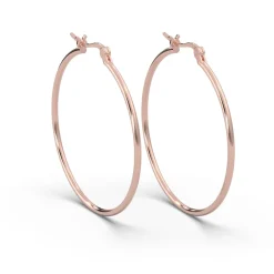 Schmuckladen AMOONIC Hoops Creolen "Ella" 50 mm Kreolen mit stabilen Gelenkverschlu^ Creolen|Schmuck