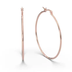 Schmuckladen AMOONIC Hoops Creolen "Ella" 60 mm Kreolen mit stabilen Gelenkverschlu^ Creolen|Schmuck