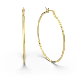 Schmuckladen AMOONIC Hoops Creolen "Ella" 60 mm Kreolen mit stabilen Gelenkverschlu^ Creolen|Schmuck