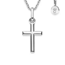 Schmuckladen AMOONIC Kreuz Kette "Cross" Kreuzanhänger - Kinder-Schmuck (individuel^ Konfirmation|Schmuck