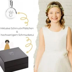 Schmuckladen AMOONIC Kreuz Kette "Cross" Kreuzanhänger - Kinder-Schmuck (individuel^ Konfirmation|Schmuck