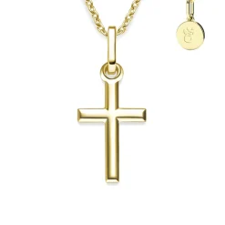 Schmuckladen AMOONIC Kreuz Kette "Cross" Kreuzanhänger - Kinder-Schmuck (individuel^ Konfirmation|Schmuck