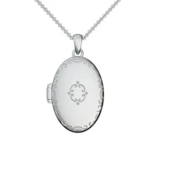 Schmuckladen AMOONIC Medaillon "Ornate Love" Kette mit Amulett - Anhänger zum Öffne^ Medaillons|Schmuck