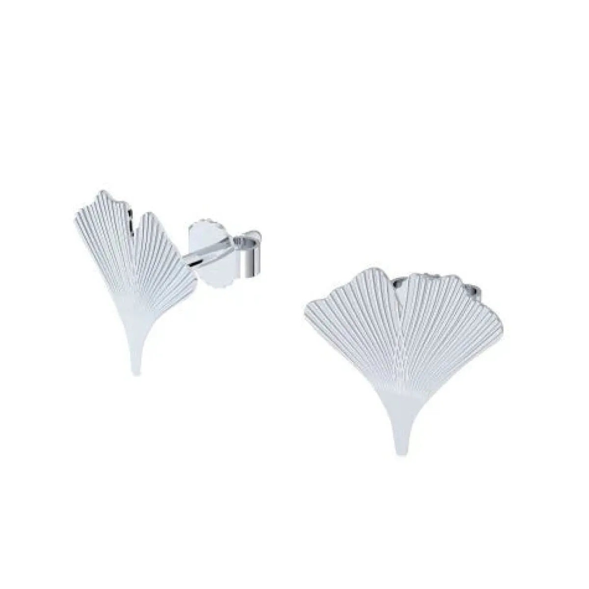 Schmuckladen AMOONIC Ohrstecker "Flowerly Parts" Ginkgo Blatt Ohrringe^ Ohrstecker|Schmuck