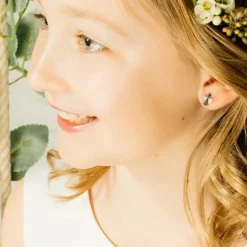 Schmuckladen AMOONIC Ohrstecker "Tiny Angels" Schutzengel Ohrstecker für Kinder mit^ Ohrstecker|Schmuck