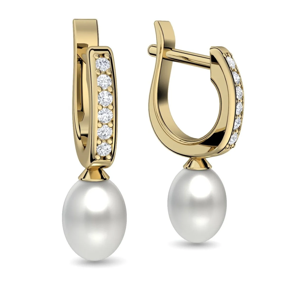 Schmuckladen AMOONIC Perlschmuck "Dreamlike" Brautschmuck bestehend aus einer Kette^ Hochzeit|Perlenohrringe