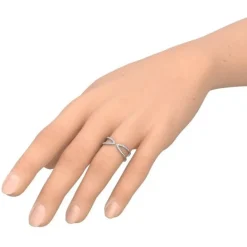 Schmuckladen AMOONIC Ringmodell "Trio Essence" extravaganter Ring in Sterling Silbe^ Schmuck