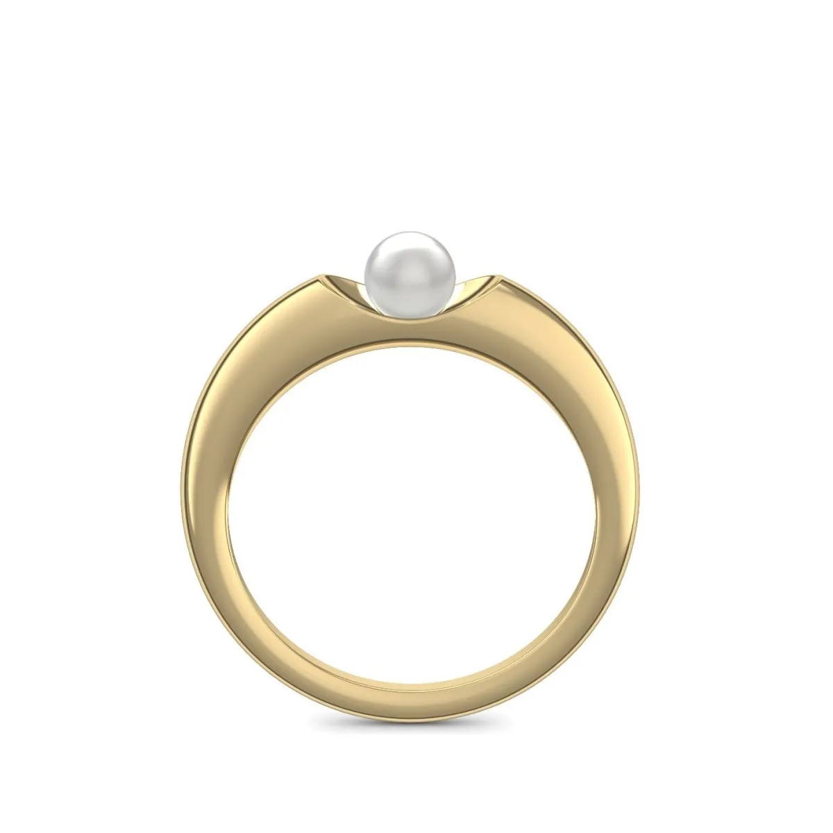Schmuckladen AMOONIC Verlobungsring "Ladylike" extravaganter Perlenring - Material^ Verlobungsringe|Verlobung