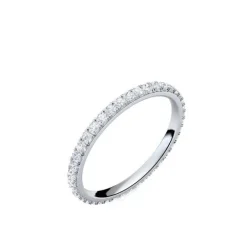Schmuckladen AMOONIC Verlobungsring "Memory" funkelnder Memoryring mit 38 Zirkonia^ Verlobungsringe|Verlobung