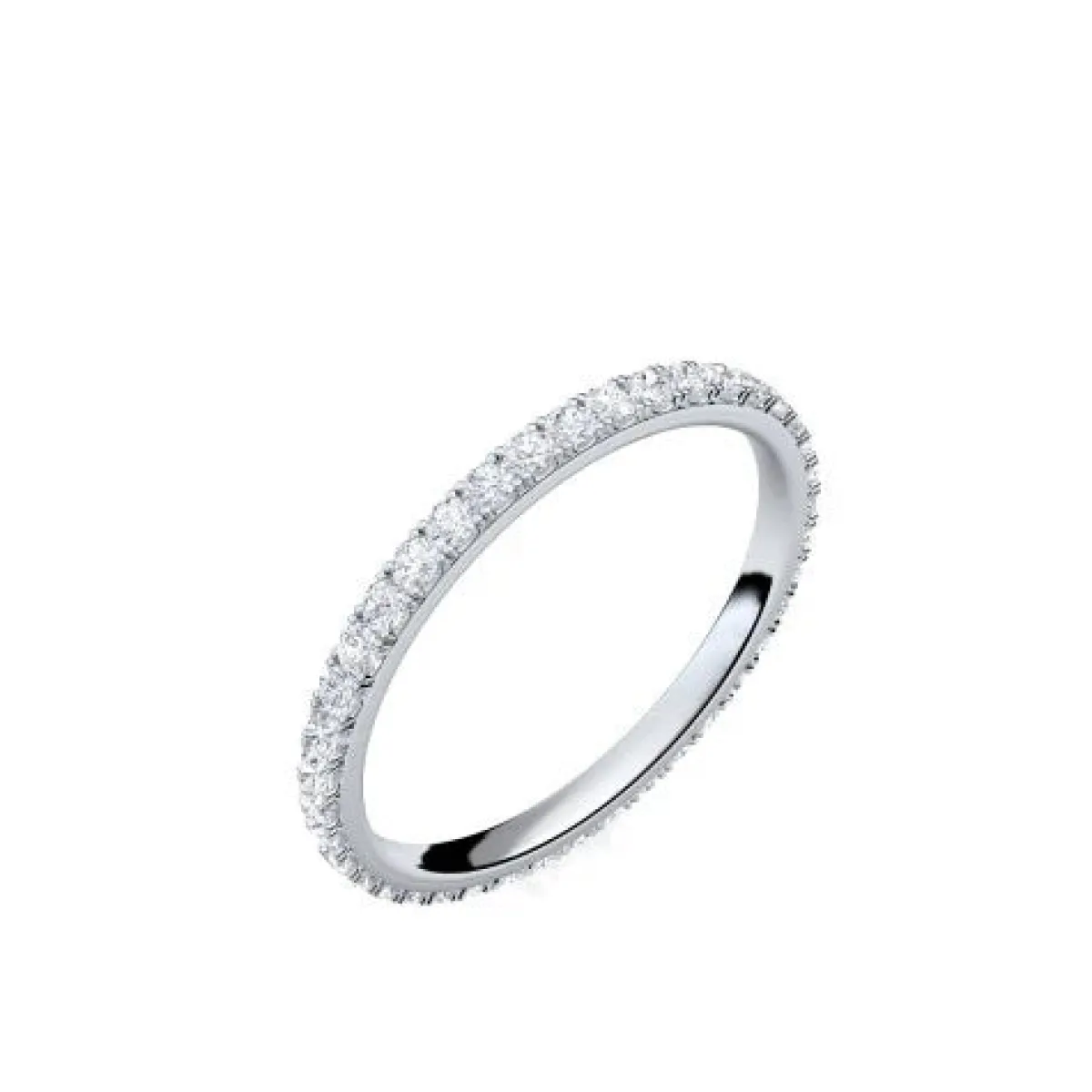 Schmuckladen AMOONIC Verlobungsring "Memory" funkelnder Memoryring mit 38 Zirkonia^ Verlobungsringe|Verlobung