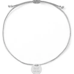 Schmuckladen Armband - Best Mum - Rückseitengravur möglich^ Stoffarmbänder|Armbänder Mit Gravur