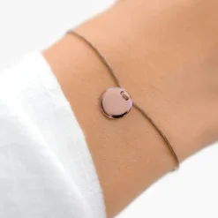 Schmuckladen Armband - love you mum - Rückseitengravur möglich^ Stoffarmbänder|Armbänder Mit Gravur