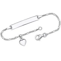 Schmuckladen Armband 925 Silber mit Herzanhänger und Gravur^ Herzarmbänder|Armbänder Mit Gravur