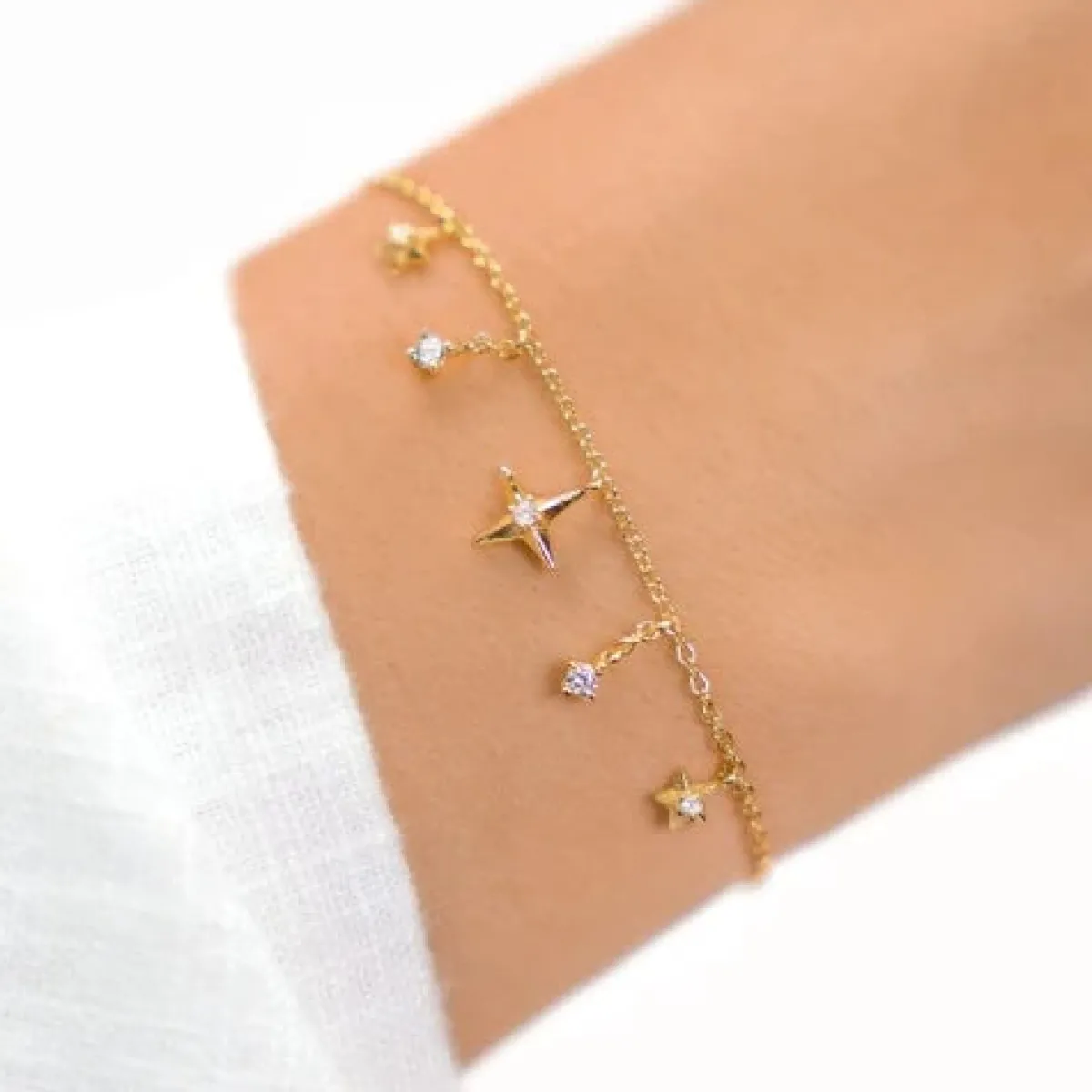 Schmuckladen Armband Andromeda mit Zirkonia - 925 Sterlingsilber^ Schmuck