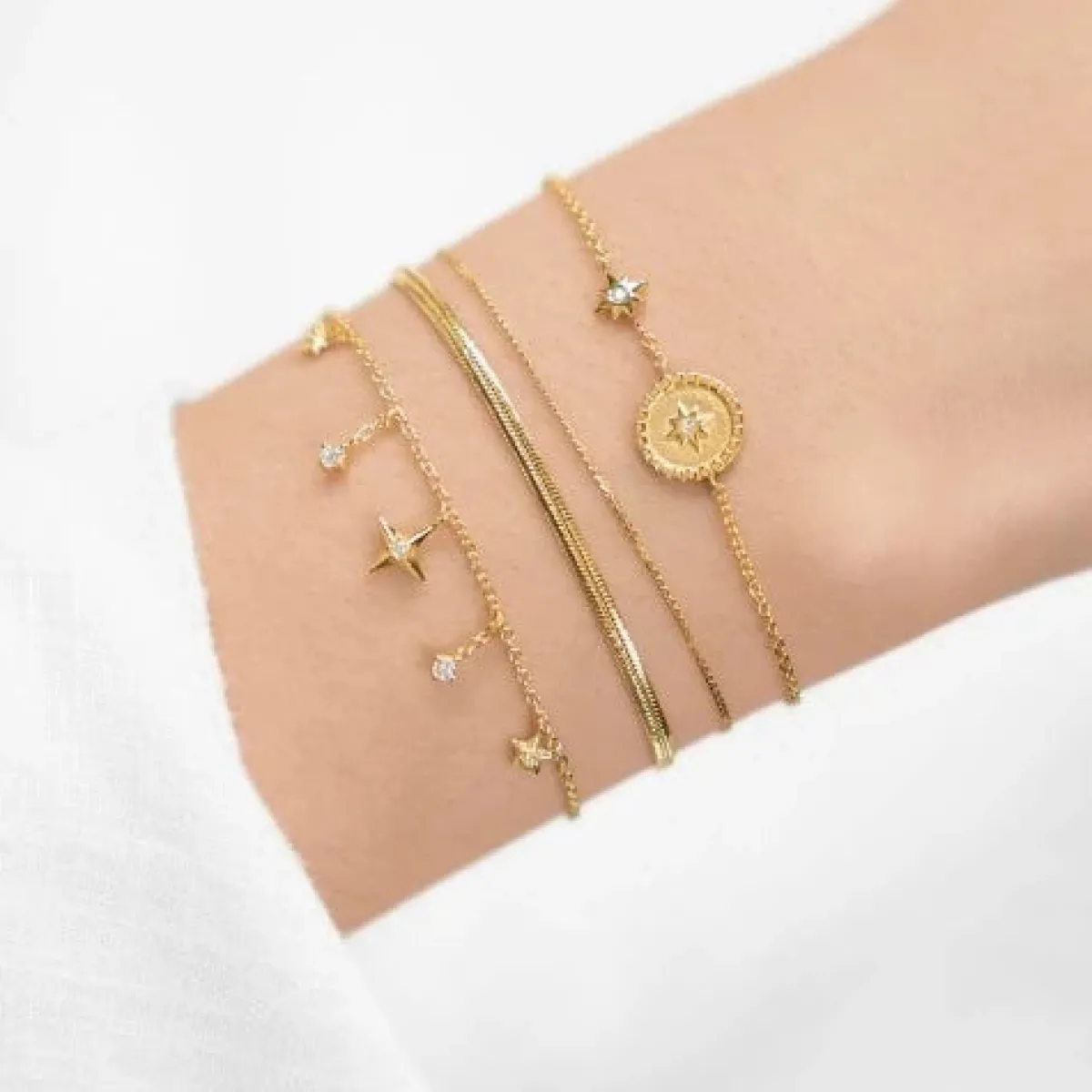 Schmuckladen Armband Andromeda mit Zirkonia - 925 Sterlingsilber^ Schmuck