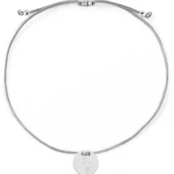 Schmuckladen Armband Flamingo mit Rückseitengravur - 925 Sterlingsilber^ Stoffarmbänder|Armbänder Mit Gravur