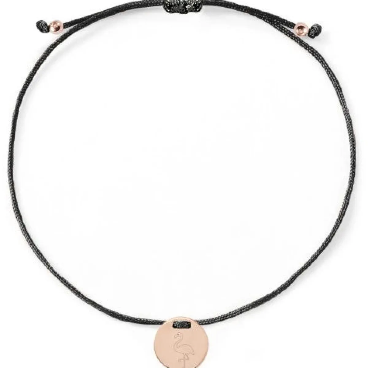 Schmuckladen Armband Flamingo mit Rückseitengravur - 925 Sterlingsilber^ Stoffarmbänder|Armbänder Mit Gravur