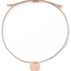 Schmuckladen Armband Flamingo mit Rückseitengravur - 925 Sterlingsilber^ Stoffarmbänder|Armbänder Mit Gravur