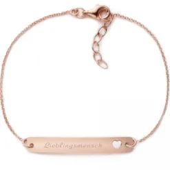Schmuckladen Armband Gravurplatte mit "Arabischem Zeichen" - 925 Sterlingsilber^ Armbänder Mit Gravur|Armbänder Mit Gravur