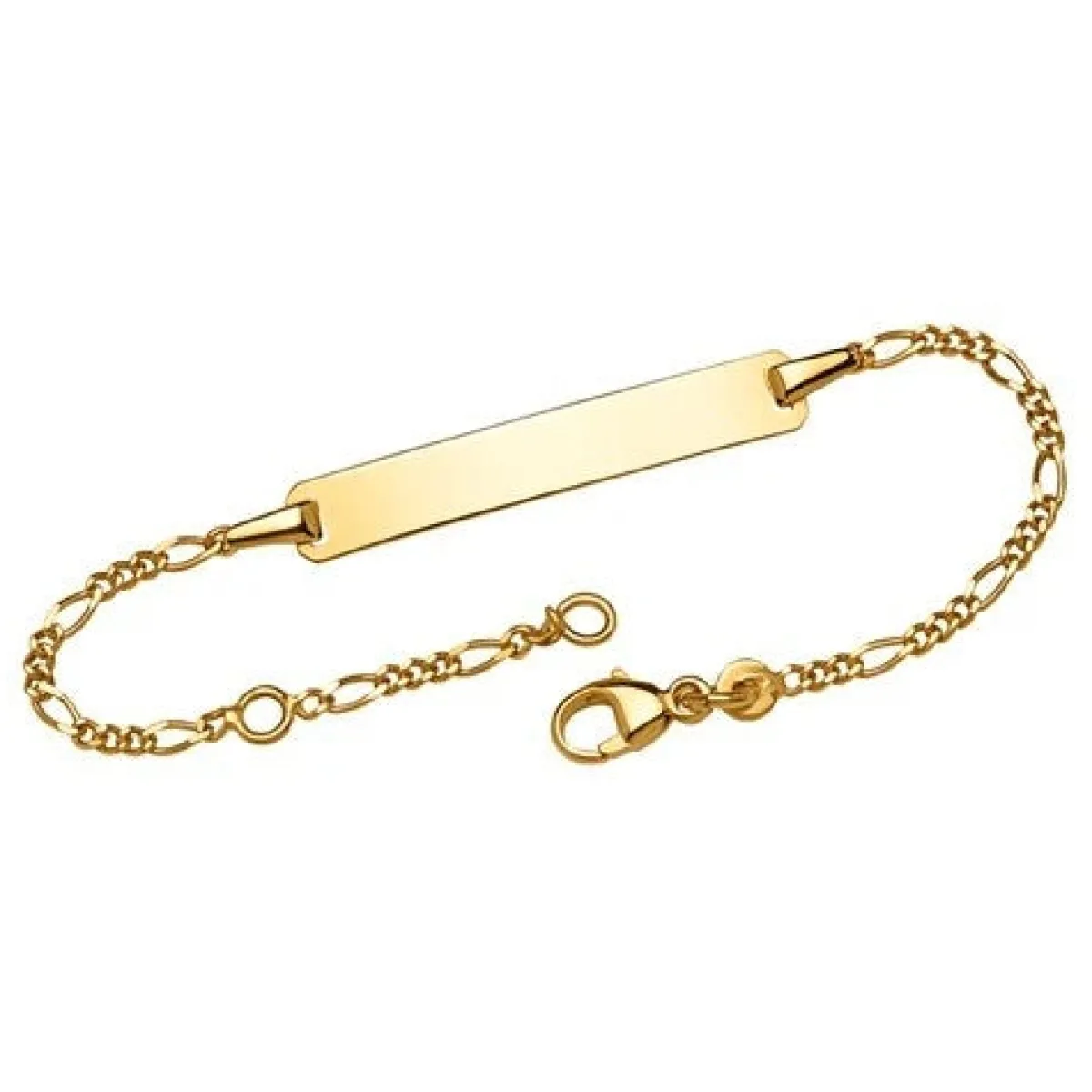 Schmuckladen Armband inkl. Gravur (375 Gelbgold)^ Echtgoldarmband|Echtgold Armband
