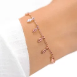 Schmuckladen Armband mit Blättern by Anahita Rehbein^ Schmuck