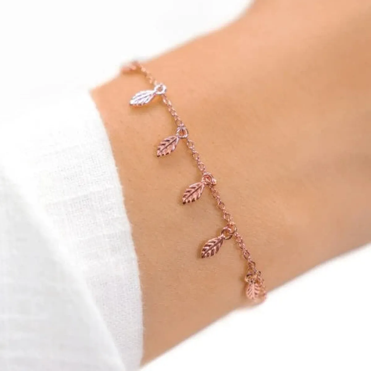 Schmuckladen Armband mit Blättern by Anahita Rehbein^ Schmuck