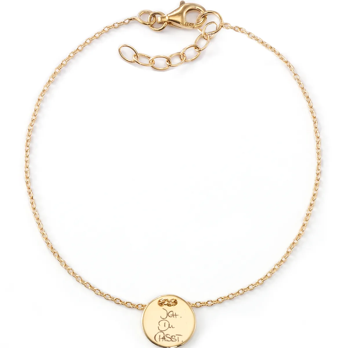 Schmuckladen Armband mit Deiner Handschrift "Your Choice" | Echtgold 585^ Muttertag|Weihnachten