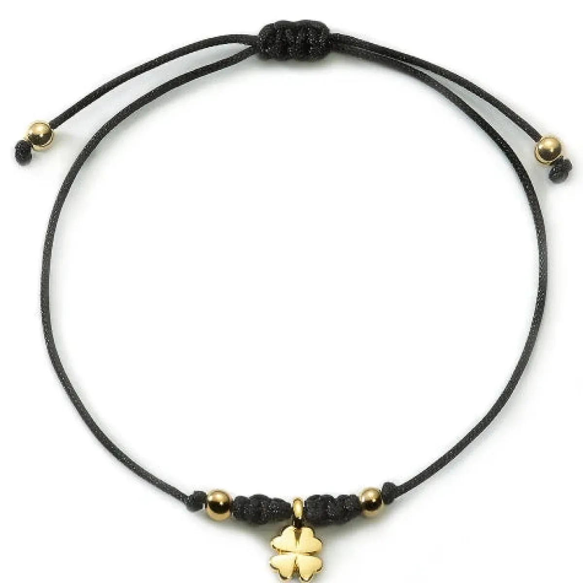Schmuckladen Armband mit Kleeblatt^ Stoffarmbänder|Schmuck