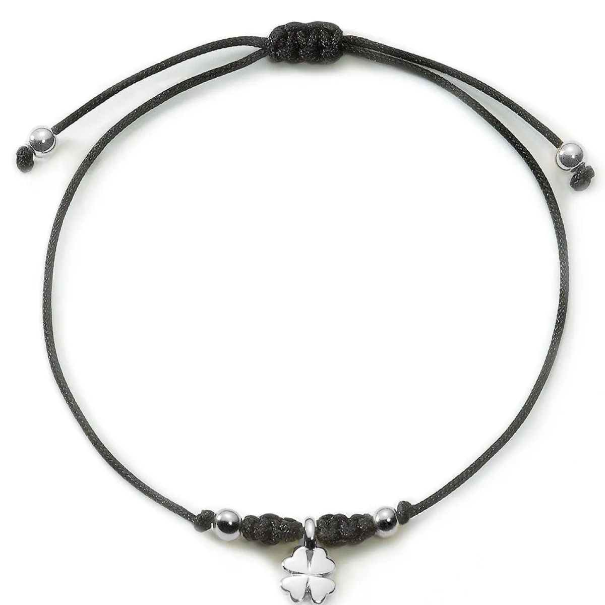 Schmuckladen Armband mit Kleeblatt^ Stoffarmbänder|Schmuck