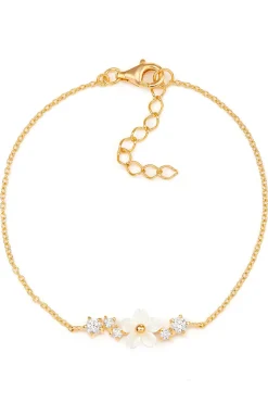 Schmuckladen Armband mit Perlmutt und Zirkonia^ Weihnachten|Schmuck