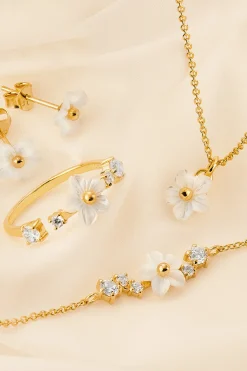 Schmuckladen Armband mit Perlmutt und Zirkonia^ Weihnachten|Schmuck