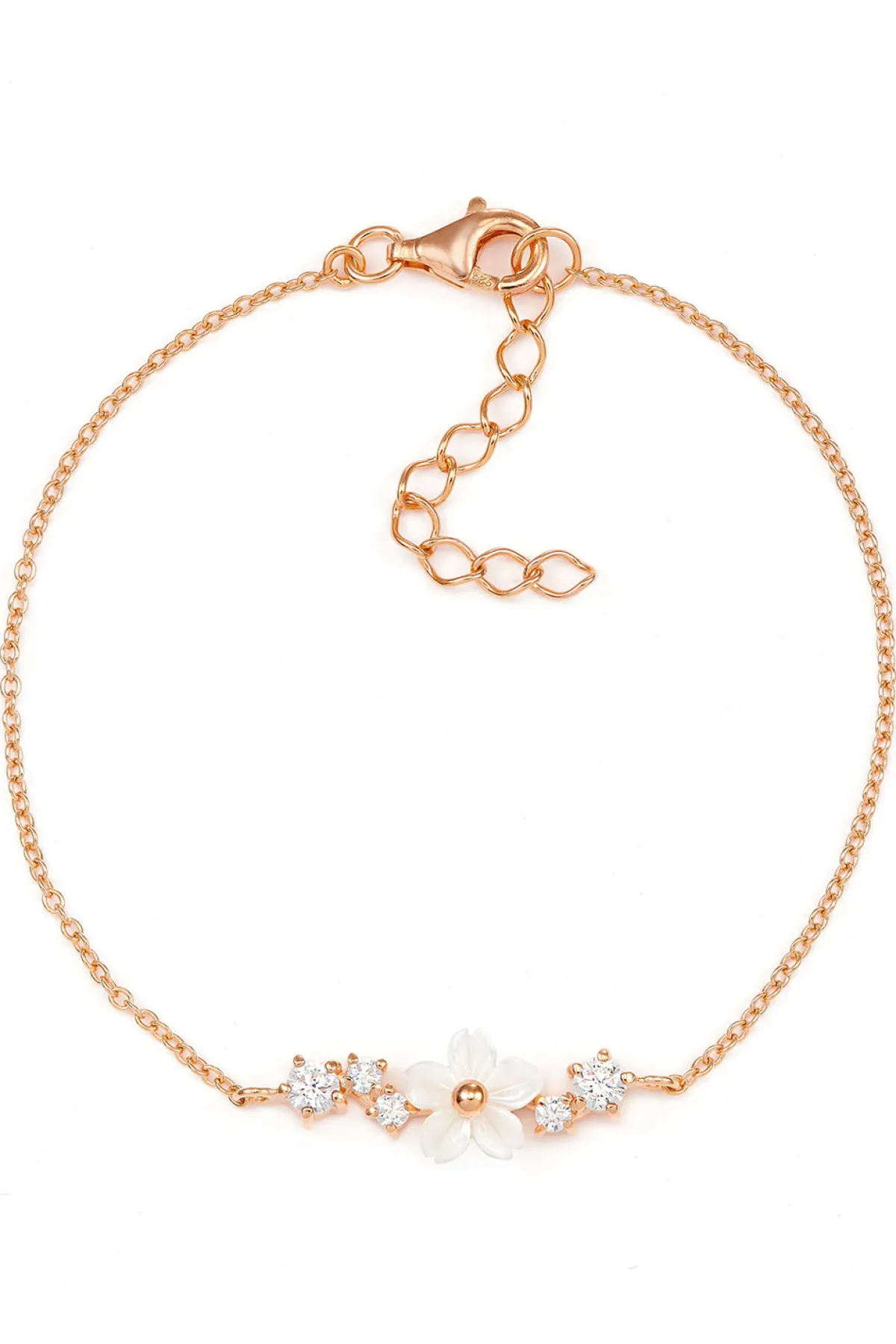Schmuckladen Armband mit Perlmutt und Zirkonia^ Weihnachten|Schmuck