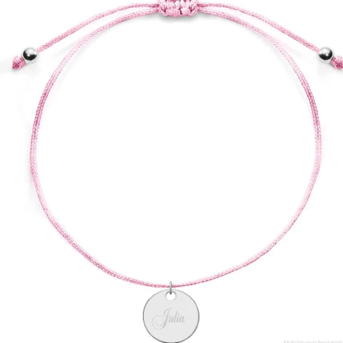 Schmuckladen Armband mit runder Gravurplatte | individuell gravierbar^ Muttertag|Edelstahl Armbänder