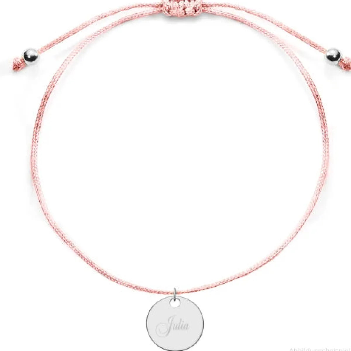 Schmuckladen Armband mit runder Gravurplatte | individuell gravierbar^ Muttertag|Edelstahl Armbänder