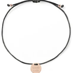 Schmuckladen Armband "good luck"^ Stoffarmbänder|Armbänder Mit Gravur