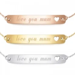 Schmuckladen Armband "love you mum"^ Armbänder Mit Gravur|Armbänder Mit Gravur