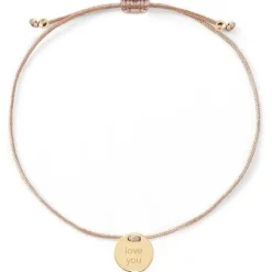 Schmuckladen Armband "love you"^ Stoffarmbänder|Armbänder Mit Gravur