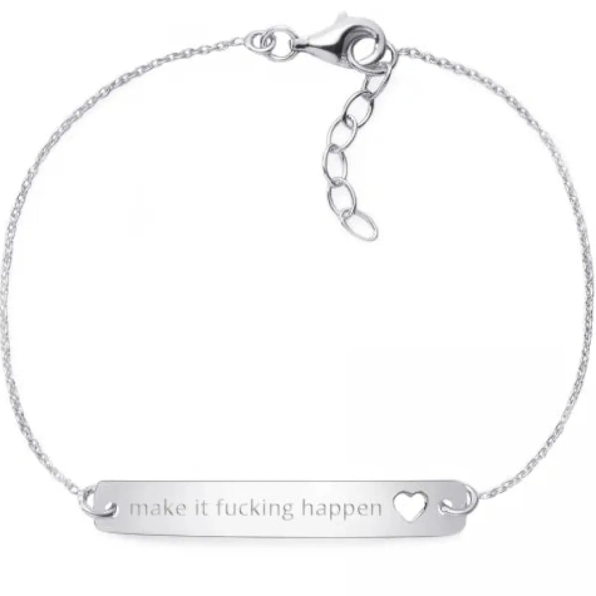 Schmuckladen Armband "make it fucking happen"^ Armbänder Mit Gravur|Armbänder Mit Gravur