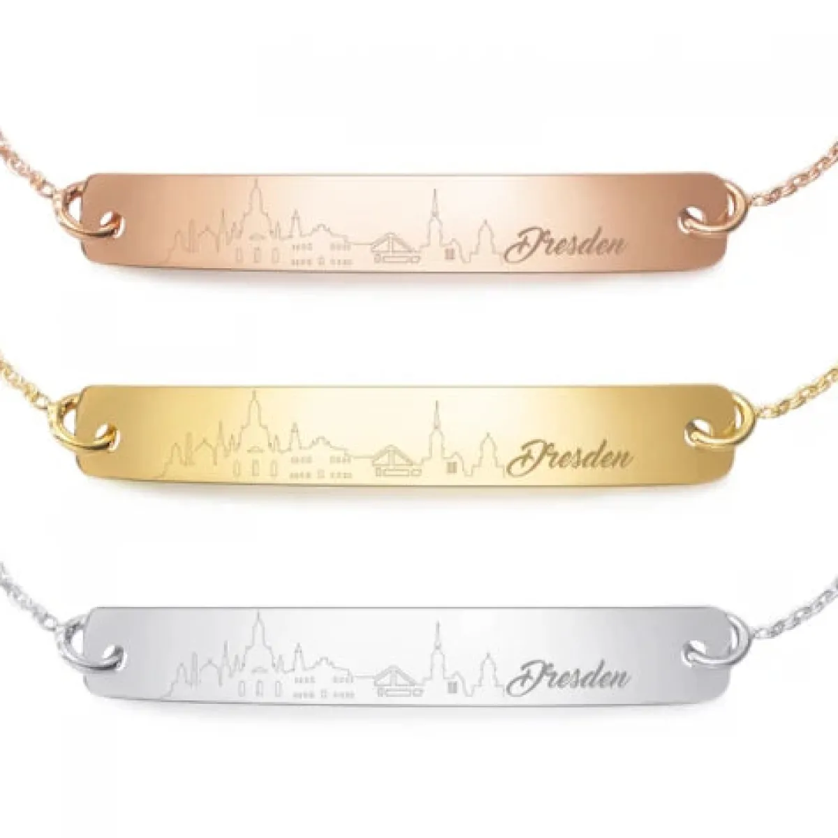 Schmuckladen Armband "Meine Stadt"^ Armbänder Mit Gravur|Armbänder Mit Gravur