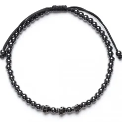 Schmuckladen Armband "Skullpearls"^ Stoffarmbänder|Schmuck