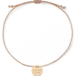 Schmuckladen Armband "so proud of you"^ Stoffarmbänder|Armbänder Mit Gravur